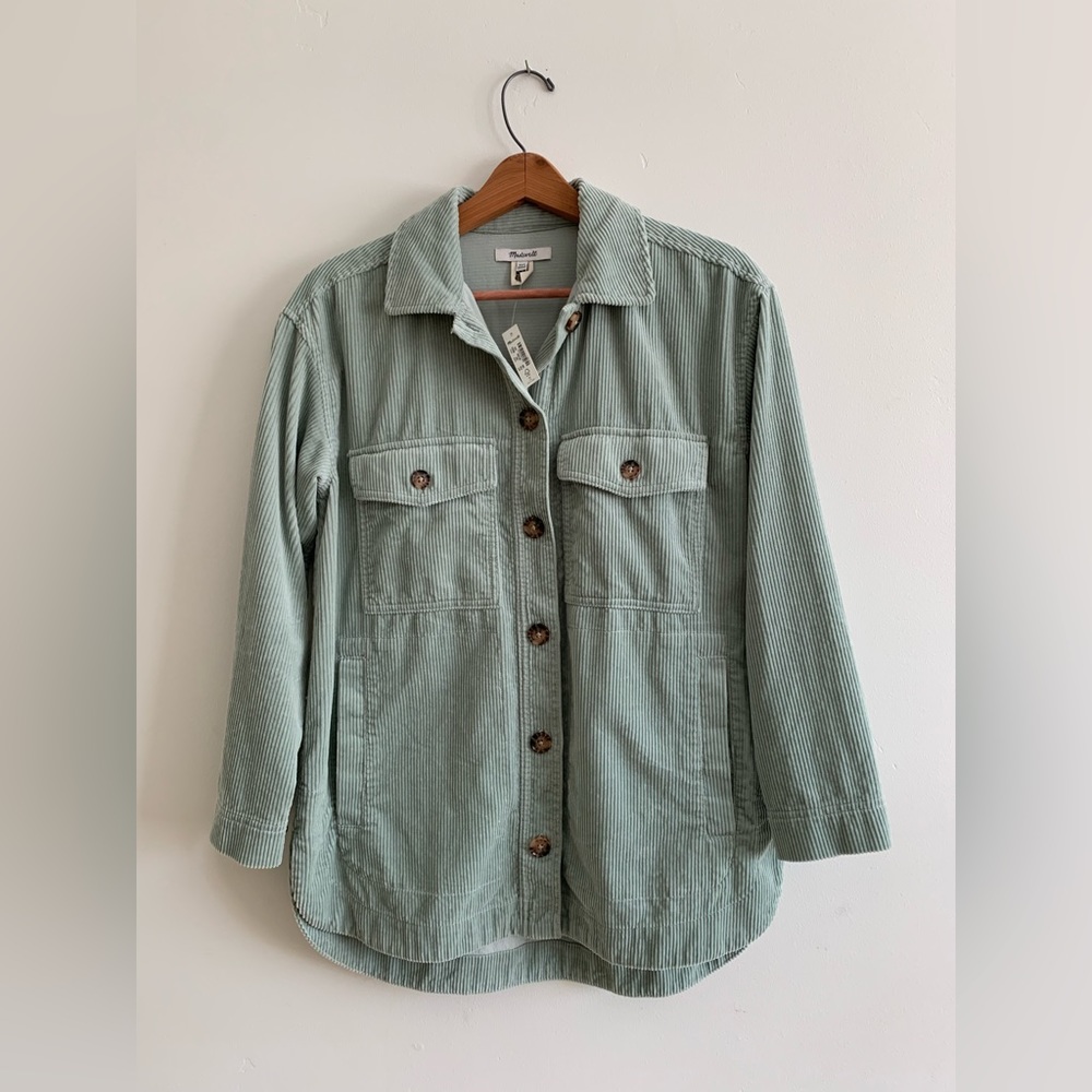 MADEWELL Corduroy Yorkway Shacket Top